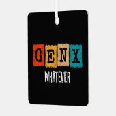Funny Gen X Generation X Gen XER Gen X Ornament Aus Metall (Vorderseite links)