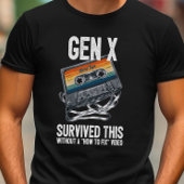Funny Gen X überlebte Kassette T-Shirt