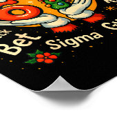 Funny Gen Z Christmas 67 Meme Holiday Trendy  Poster (Ecke)