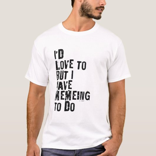 Funny gen z white Shirt meme (Vorderseite)