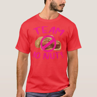Funny Gender enthüllt Team keine Nüsse Mädchen Mat T-Shirt