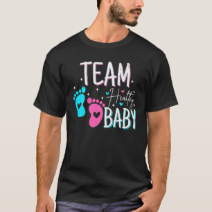 Funny Gender Reveve of Team Healthy Baby Party Sup T-Shirt