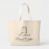 Funny Genealogie sammelt Tote Jumbo Stoffbeutel (Vorne)