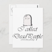 Funny Genealogie sammelt Tote Postkarte (Vorne/Hinten)