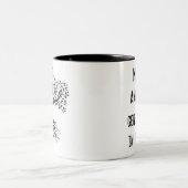 Funny Genealogie Vorläufer Personalisiert Zweifarbige Tasse (Mittel)