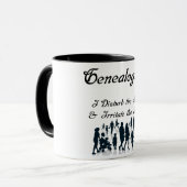 Funny Genealogy Tasse (Vorderseite Links)