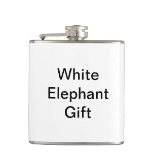 Funny Generic White Elephant Geschenk Flachmann