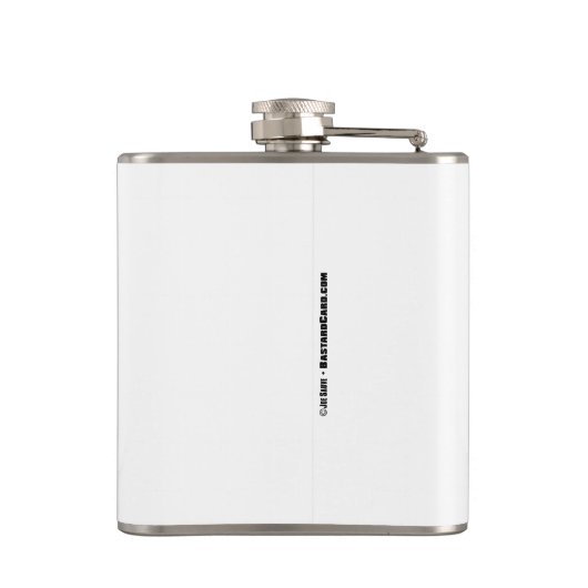 Funny Generic White Elephant Geschenk Flachmann (Rückseite)