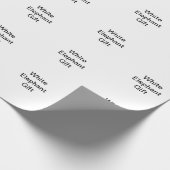 Funny Generic White Elephant Gift Geschenkpapier (Ecke)