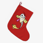 Funny Genie Großer Weihnachtsstrumpf (Vorderansicht (hängend))