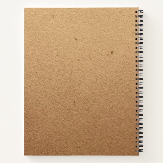 Funny Genius Personalisiert Office Notebook Notizblock (Rückseite)