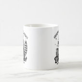 Funny Gentle Elternschaft Dropout Raccoon Mutter Kaffeetasse (Mittel)