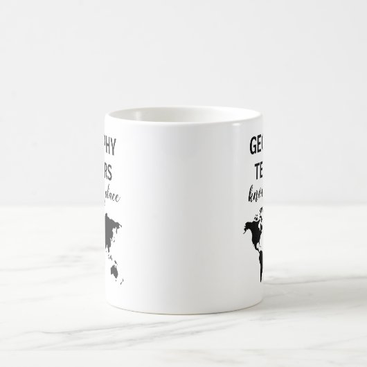 Funny Geography Teacher Geschenk Kaffee Tasse (Mittel)