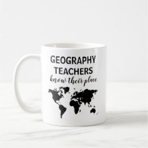 Funny Geography Teacher Geschenk Kaffee Tasse