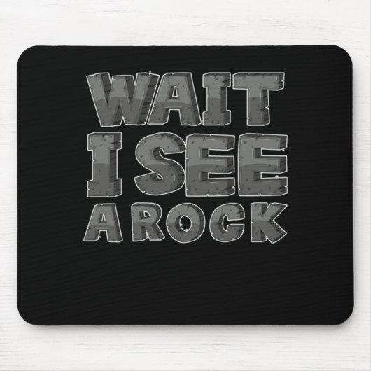 Funny Geology Geologen warten, ich sehe ein Rock-G Mousepad (Vorne)