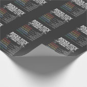 Funny Geology Rock Forming Spaß Geologist Geschenkpapier (Ecke)