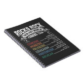 Funny Geology Rock Forming Spaß Geologist Notizblock (Rechte Seite)