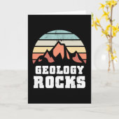 Funny Geology Rocks Geschenk für Geologen Karte (Gelbe Blume)