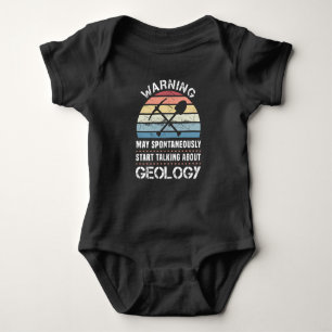 Funny Geology Sunset Geschenk für Geologe Baby Strampler