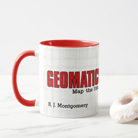 Funny Geomatics Engineers planen die Zukunft mit N Tasse (Mit Donut)