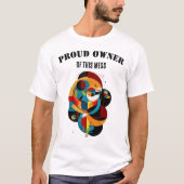 Funny Geometric Art, Modern Abstract with attitude T-Shirt (Vorderseite)
