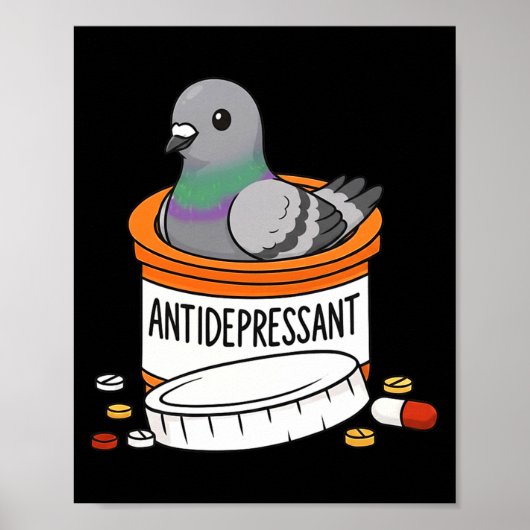 Funny Geon Anti Depressant Zoo Boys Girls Premium  Poster (Vorne)