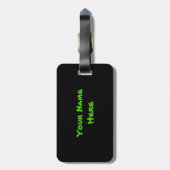 Funny-Gepäckmarke Gepäckanhänger (Rückseite vertikal)