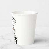 Funny gerade hier für Boos, Halloween Pappbecher (Links)