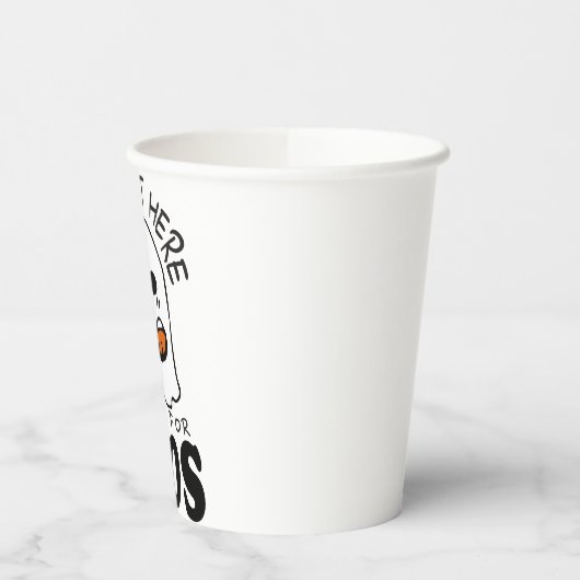 Funny gerade hier für Boos, Halloween Pappbecher (Links)