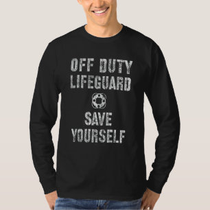 Funny Gerettet sich selbst Rettungsschwimmer Schwi T-Shirt