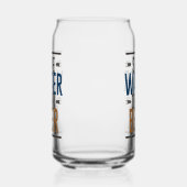 Funny gerettet Wasser trinken Bier Wort Kunst Dosenglas (Rechts)