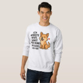 Funny German Dog Lover Gift Sweatshirt (Vorne ganz)