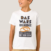 Funny German Ehe T-Shirt (Vorderseite)