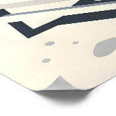 Funny German flag Poster (Ecke)