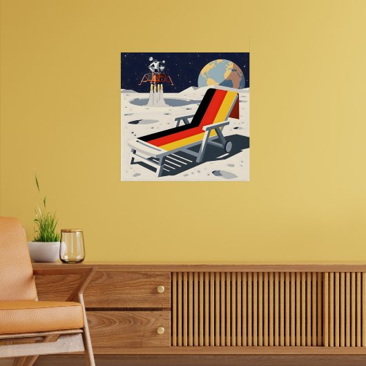 Funny German flag Poster (Wohnzimmer 2)