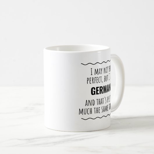 Funny German Germany Gift Idea Kaffeetasse (VorderseiteRechts)
