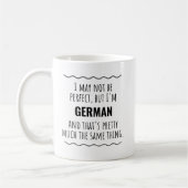 Funny German Germany Gift Idea Kaffeetasse (Links)