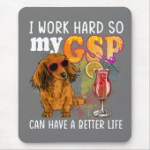 Funny German Kurzhaarige Pointer GSP Lover Mousepad (Vorne)