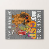 Funny German Kurzhaarige Pointer GSP Lover Puzzle (Horizontal)