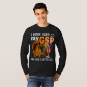 Funny German Kurzhaarige Pointer GSP Lover T-Shirt (Vorne ganz)