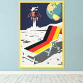 Funny German Leinwanddruck (Insitu (Holzboden))