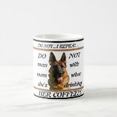Funny German Shepherd Coffee Tasse (Mittel)