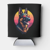 Funny German Shepherd Dog Design Art Kostüm Outfi Dosenkühler (Vorderseite)