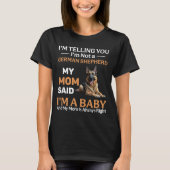 Funny German Shepherd Dog T-Shirt (Vorderseite)