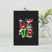 Funny German Shepherd Dog Tree Christmas Lights Xm Einladung (Stehend Vorderseite)