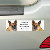Funny German Shepherd Foto Snarling Angry Autoaufkleber (Auf Auto)