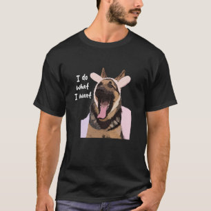 Funny German Shepherd Hunde ich tue, was ich Gewol T-Shirt