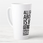 Funny German shepherd Milchtasse (Linke Ecke)