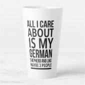 Funny German shepherd Milchtasse (Vorderseite)