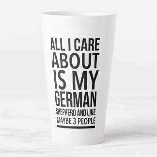 Funny German shepherd Milchtasse